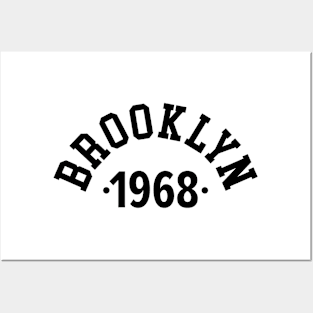 Brooklyn Chronicles: Celebrating Your Birth Year 1968 Posters and Art